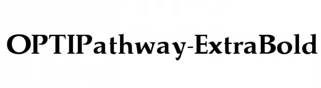OPTIPathway-ExtraBold 