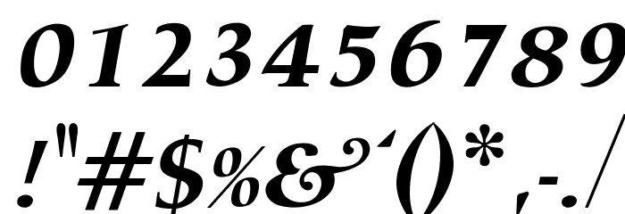 OPTIPathway-ExtraBoldIta Font OTHER CHARS