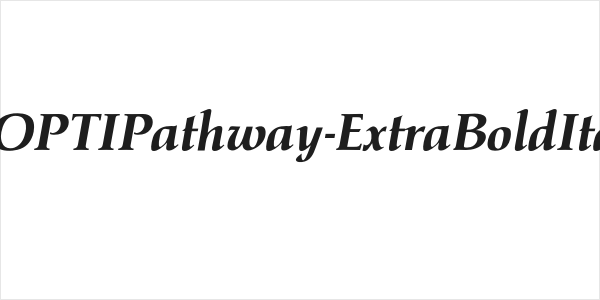 OPTIPathway-ExtraBoldIta Logo