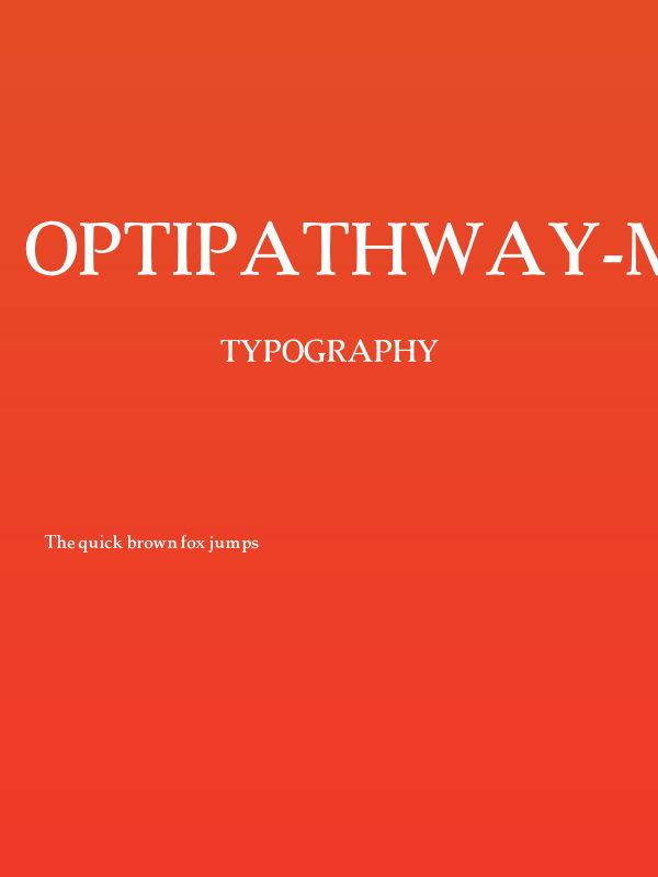 OPTIPathway-Medium Poster