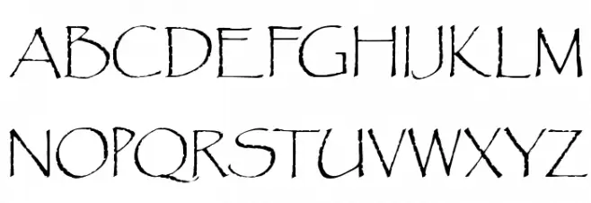 OPTIPaulDavid Schriftart Groß