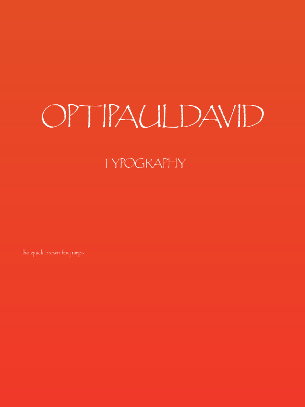 OPTIPaulDavid Poster