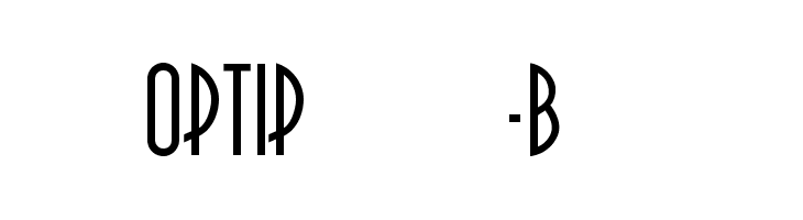 OPTIPauling-Black Font