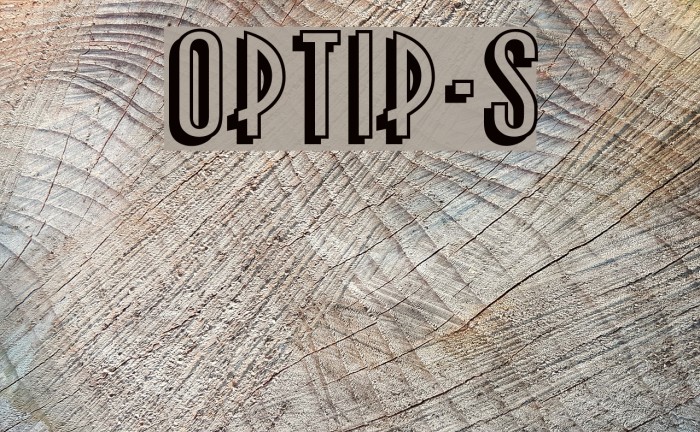 OPTIPauling-Shadow Font examples