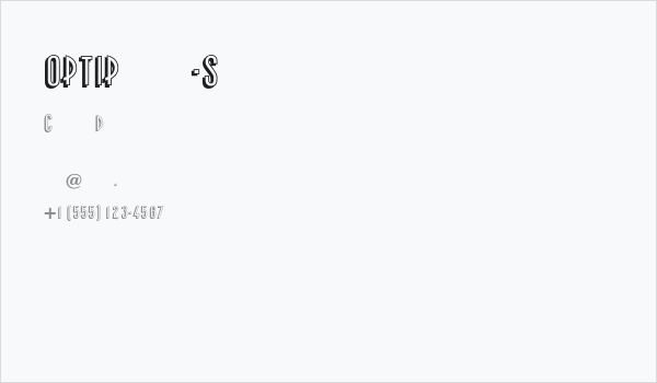 OPTIPauling-Shadow Business Card