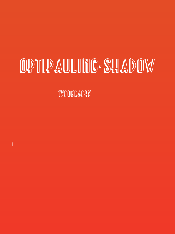 OPTIPauling-Shadow Poster