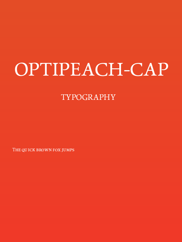 OPTIPeach-CAP Poster