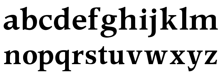 OPTIPeach-DemiGras Font LOWERCASE
