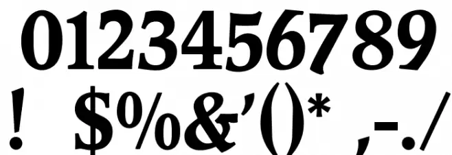 OPTIPeach-EtDemiGrasCond Font OTHER CHARS