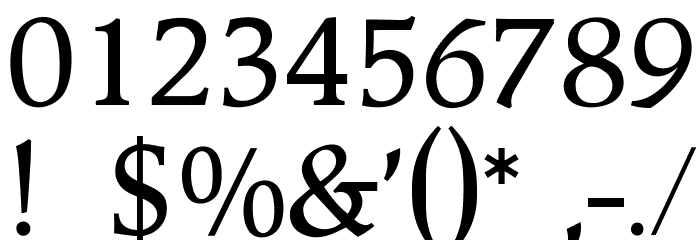 OPTIPeach Font OTHER CHARS