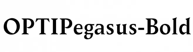 OPTIPegasus-Bold  Fuentes Gratis Descargar