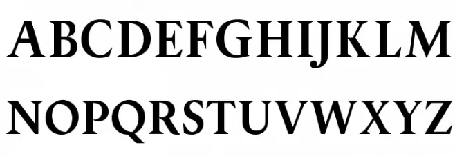 OPTIPegasus-Bold フォント 大文字