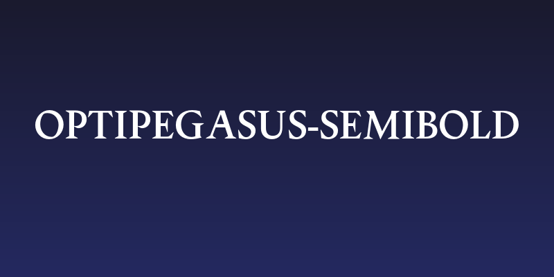 OPTIPegasus-Semibold Social Header