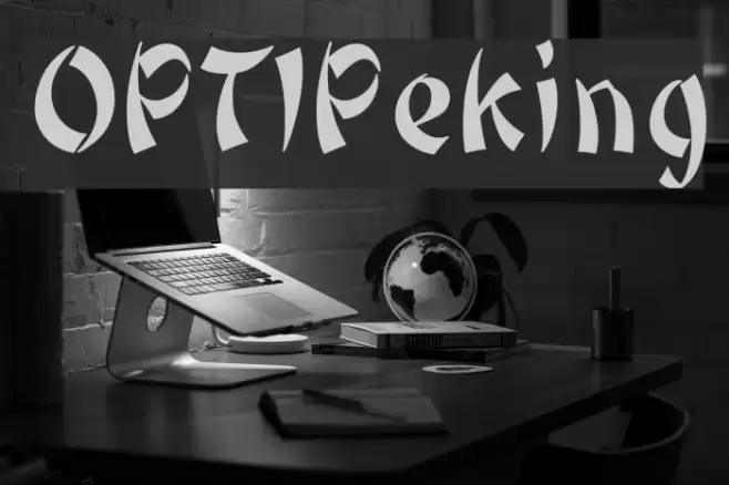 OPTIPeking Font examples