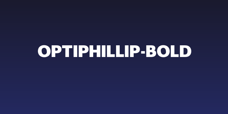 OPTIPhillip-Bold Social Header