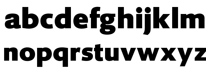 OPTIPhillip-Bold Font LOWERCASE