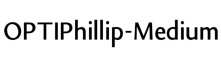 OPTIPhillip-Medium Fuentes