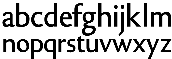 OPTIPhillip-Medium Font LOWERCASE