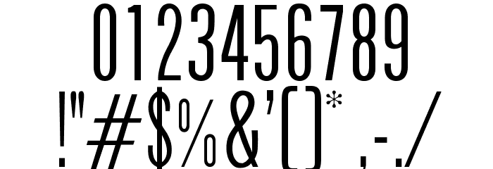 OPTIPhoenix-Nine Font OTHER CHARS