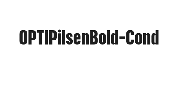OPTIPilsenBold-Cond Logo