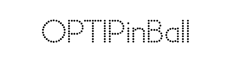 OPTIPinBall  フリーフォントのダウンロード