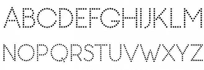 OPTIPinBall Schriftart Groß