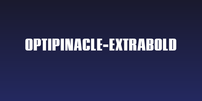 OPTIPinacle-ExtraBold Social Header