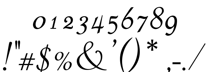 OPTIPiranesi-Italic Font OTHER CHARS