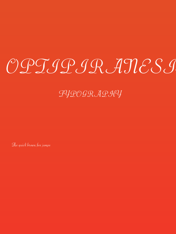 OPTIPiranesi-Italic Poster