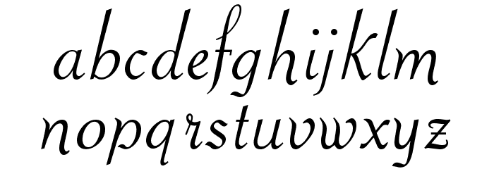 OPTIPiranesi-Italic Font LOWERCASE