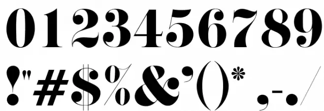 OPTIPirogi-Roman Font OTHER CHARS