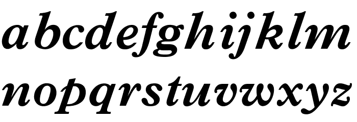 OPTIPlanet-BoldItalic Font LOWERCASE