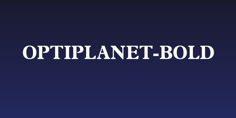 OPTIPlanet-Bold Social Header