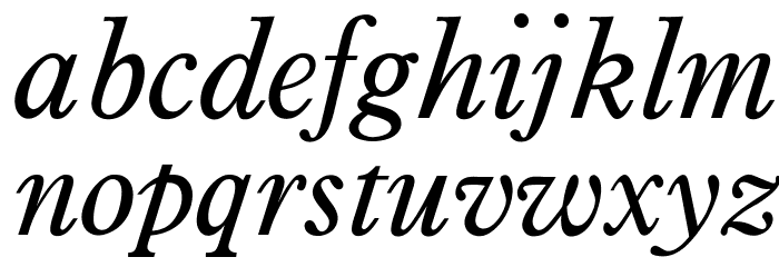 OPTIPlanet-Italic Font LOWERCASE
