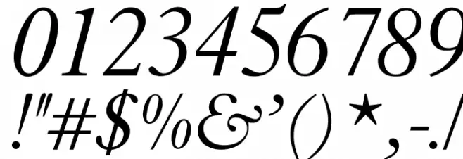 OPTIPlanetLight-Italic Font OTHER CHARS