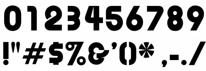 OPTIPoppoMod-Bold Font OTHER CHARS