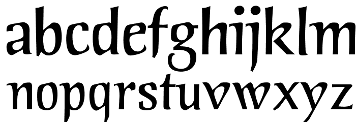 OPTIPortsMouth Font LOWERCASE