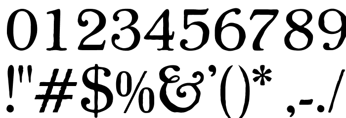 OPTIPowell-OldStyle Font OTHER CHARS
