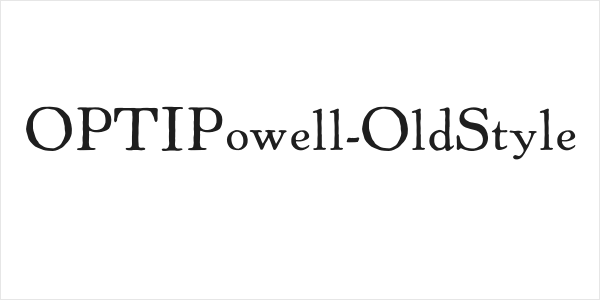 OPTIPowell-OldStyle Logo