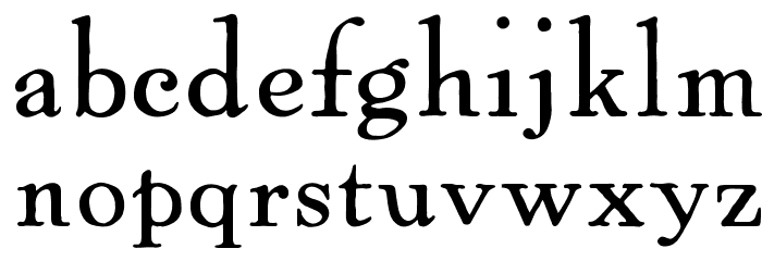 OPTIPowell-OldStyle Font LOWERCASE