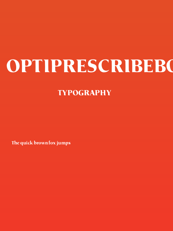 OPTIPrescribeBold-Agency Poster