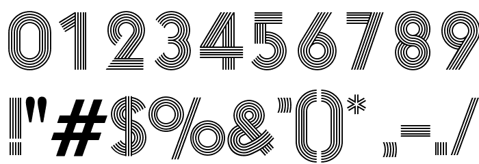 OPTIPrisma-Caps Font OTHER CHARS