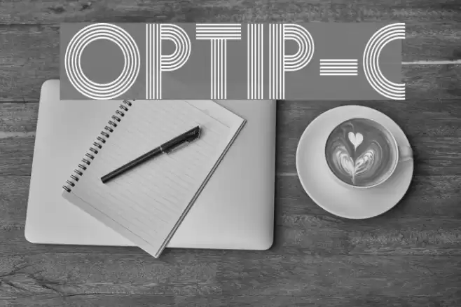 OPTIPrisma-Caps Font examples