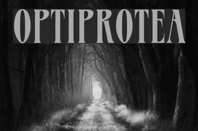 OPTIProtea Font examples