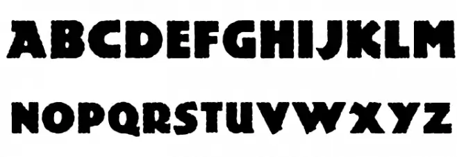 OPTIPublicityGothic Fonte MAIÚSCULAS