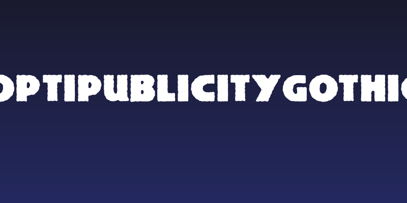OPTIPublicityGothic Social Header