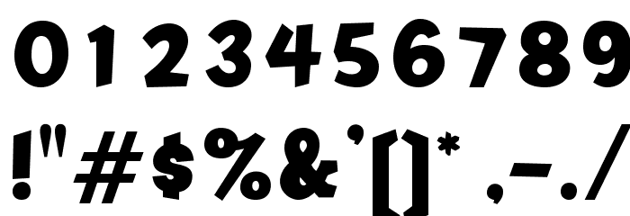 OPTIPueblo Font OTHER CHARS