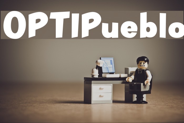 OPTIPueblo Font examples
