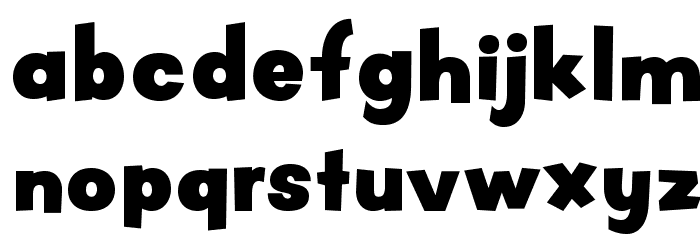 OPTIPueblo Font LOWERCASE