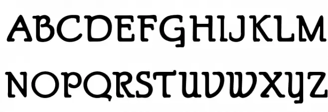 OPTIPuritanBoldFlair Schriftart Groß
